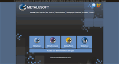 Desktop Screenshot of metalusoft.fr