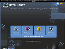 Tablet Screenshot of metalusoft.fr